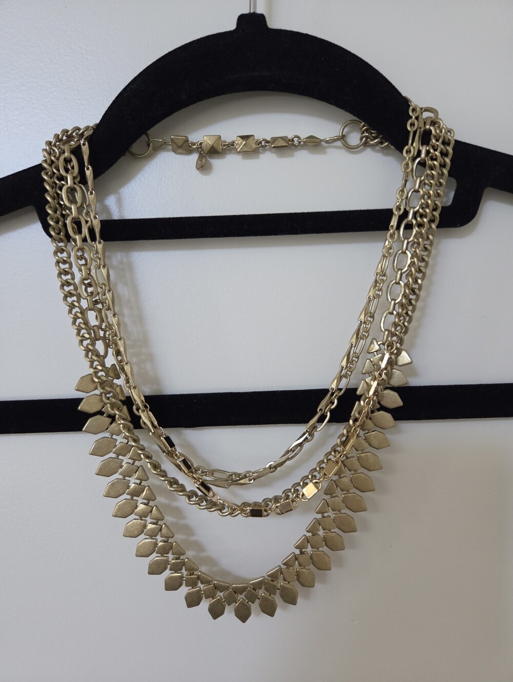 Stella & Dot Sutton Statement Necklace - Gold & Crystal (5-in-1 Versatile)